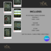 bookstagram template bundle